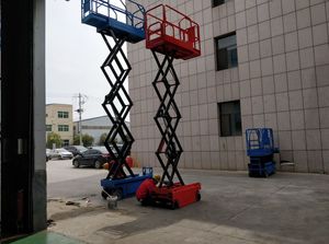 Compre una Nueva Plataforma Elevadora de Tijera Todoterreno Económica de 26 a 32 pies en Venta, Elevadora Resistente para Uso Industrial en Exteriores a Nivel Mundial - Product Image 2
