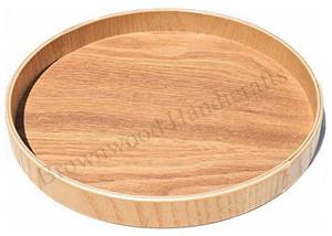 Bandeja DE SERVICIO DE MADERA versátil con asas Elevar comedor y decoración Estilo y funcionalidad del hogar Decoración de bandeja grande de madera personalizada - Product Image 2