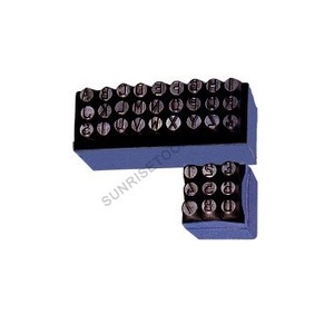 JUEGOS DE PUNCH DE LETRA Y NÚMERO ACABADO NEGRO - Product Image 1