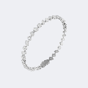 Bracelet tennis 5.00CTW aux formes variées - Product Image 2
