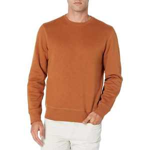 เสื้อสเวตเชิ้ตคอกลมผู้ชายสีพื้นแบบขายส่ง OEM ปรับแต่งได้ - เสื้อแขนยาวลำลองน้ำหนักเบาสำหรับฤดูหนาว ไซส์ใหญ่ รับสกรีนโลโก้ - Product Image 2