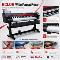 Impresora de Formato Ancho GCLOR de 1.3m con Cabezal de Impresión Epson Simple/Doble para Impresión en Vinilo, Pancartas, Papel Fotográfico y Lienzo