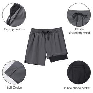 Short de bain d'été à séchage rapide pour hommes, vêtements de plage respirants, production personnalisée OEM avec logo et option de marque privée - Product Image 3
