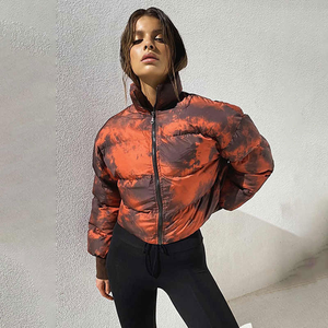 Chaqueta Impermeable Sublimada Personalizada para Hombre y Mujer, Invierno, 240 Gramos, Forro de Lana, Forro de Nailon, Chaqueta Acolchada, OEM, ODM - Product Image 5