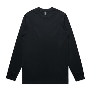 Camiseta larga con cuello redondo y peso ligero regular con logotipo personalizado para hombre, 80% Algodón, 20% poliéster, ropa de calle básica, ocasión deportiva - Product Image 3