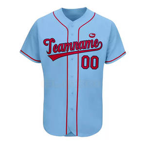 Venta directa de fábrica Nuevo estilo Camiseta de béisbol de manga corta Ropa deportiva transpirable para la venta - Product Image 1