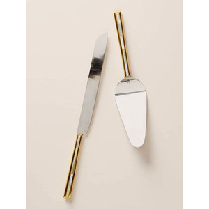 ชุดเครื่องตัดชีสและทำจากสเตนเลสชุดมีด้ามจับสำหรับชีสสีขาวโรสโกลด์ - Product Image 5