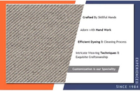 Tapis en laine tissé à la main Vadi 70x180 cm tapis de chemin tapis en laine fait à la main pour couloir entrée chevet moderne tapis de décoration de sol en laine