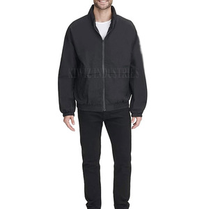 Chaqueta de nailon para hombre, informal, de invierno, gruesa, para exteriores, de corte ajustado, con cuello alto, transpirable y de secado rápido - Product Image 4