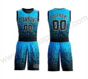 Conjunto de Uniforme de Baloncesto Personalizado para Hombre, Transpirable, de Secado Rápido, Ligero, Ecológico, Sin Mangas, 100% Poliéster - Product Image 3