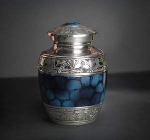 Urne funéraire pour cendres de taille enfant |   Urne funéraire en métal pour enfants |   Petite capacité |   Fournisseur en gros OEM - Product Image 2