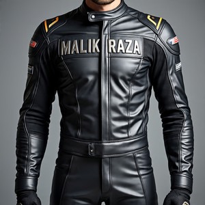 Traje de motorista de cuero al por mayor para motos y carreras de coches, colores y logotipos personalizables - Product Image 1