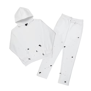 Conjunto Deportivo Informal Personalizado Ronpex International, Chaqueta Cortavientos para Hombre, Invierno, 100% Algodón, 2 Piezas, para Gimnasio y Fitness - Product Image 4