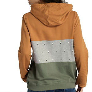 Venta al por mayor de manga larga Sudadera con capucha señora mujeres Crop Top pulóver sudaderas con capucha largas para las mujeres - Product Image 6