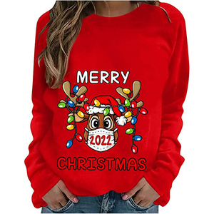 Nouvelle tendance unisexe, sweat-shirt d'hiver brodé pour femmes, sweat-shirt à capuche, pull imprimé, logo personnalisable, écologique - Product Image 1
