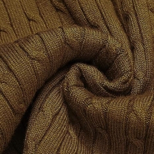 Vente en gros Chandail à manches longues en polyester d'extérieur pour hommes, chaud pour l'hiver Chandail en polyester tricoté pour hommes - Product Image 4