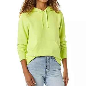 Womens Customizable Printed Front Full Sleeve Hoodie 100% Cotton Breathable Lined Quick Dry Winter Mid Weight Street Style - Product Image 1