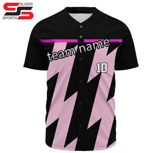 Camiseta de béisbol con logotipo personalizado de alta calidad, estilos ligeros de dos botones con mangas cortas para niños, camisetas de softbol incluidas - Product Image 1