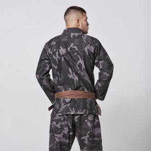Kimono de MMA BJJ de qualité supérieure, sur mesure, respirant, durable, extensible, séchage rapide, 550 GSM, tissage perlé, camouflage, ensembles uniformes unisexes - Product Image 5