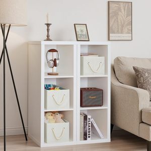 Panier de rangement pliable personnalisé OEM, cubes et bacs avec poignées, tissu moderne de luxe, rangement pour chaussures de placard, vente en gros - Product Image 2