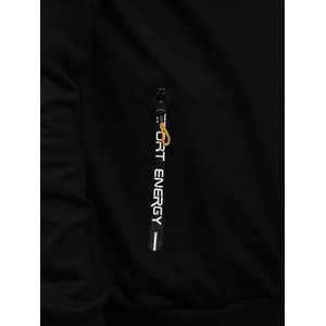 Haute qualité taille personnalisée hommes vêtements de rue mode sweat à capuche surdimensionné tricoté avec fermeture éclair solide motif anti-rétrécissement Logo en gros - Product Image 4