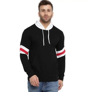 Sudadera con capucha de gran tamaño para hombre, ropa de calle personalizada de talla grande, sudadera con patrón sólido para otoño, ropa para niño con sudaderas estampadas - Product Image 1