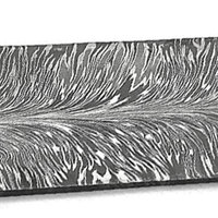 Artisanat de l'acier Couteau international personnalisé fait à la main en acier de Damas Fabrication de plumes vierges Barre de soudage laminée à chaud