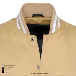 Veste bomber en satin personnalisée en gros, veste de baseball de haute qualité, broderie OEM, logo imprimé, streetwear unisexe, extérieur - Product Image 2