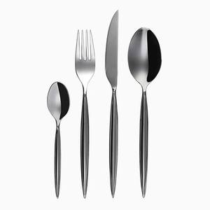 Reusable Cutlery Silver Mirror Polished Simplicity Modern Handle Cutlery Stainless Steel Knife Fork Cutlery - Product Image 4