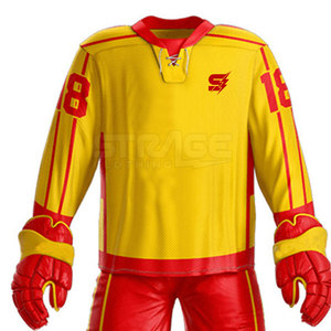 Uniforme de Hockey sobre Hielo Personalizado con su Propio Logotipo, el Más Popular, Talla Grande para Adultos, 100% Poliéster, Ecológico y Ligero - Product Image 6