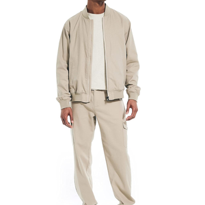 Chaqueta con cremallera completa Chaqueta sostenible personalizada Bomber Windbreaker Chaqueta ligera Abrigo para jóvenes adultos - Product Image 4