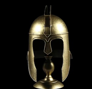 Gladiateur Jouer Spartiate Casque Soldat Bataille Médiévale Costume Cosplay Grec Sparte Ancien Romain Corinthien Acier - Product Image 2