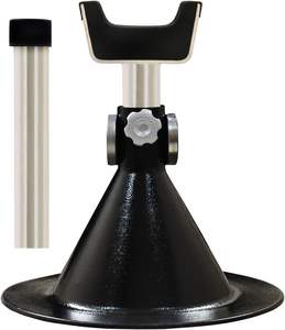 Support de sabot de maréchal-ferrant professionnel Cric de sabot réglable pour chevaux Heavy Duty Metal 2 en 1 Berceau et Post Blacksmith Hoof Care - Product Image 5