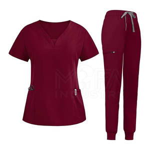 Uniformes hospitaliers durables en tricot de couleur personnalisée pour femme, meilleure qualité - Product Image 1