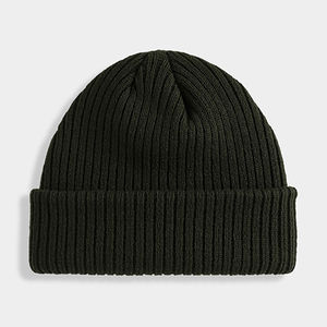 Bonnet en tricot côtelé unisexe entièrement personnalisé Glory - Bonnet d'hiver épais à revers pour hommes et femmes - Product Image 2