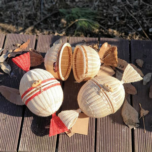 Panier de bonbons en rotin tendance 2025 panier de rangement en rotin naturel vendeur chaud pour bonbons au chocolat à faible quantité minimale de commande du Vietnam - Product Image 1