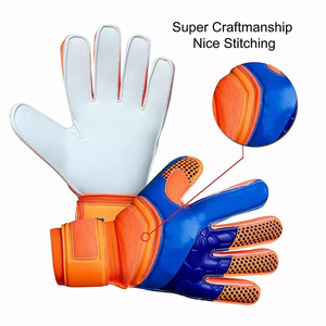 Gants de gardien de but de football en latex de haute qualité avec logo personnalisé en cuir imperméable pour la formation Trending OEM Serviced - Product Image 3