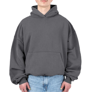 Sudadera Extra Grande de 280 g/m², 100 % Algodón, Sudadera con Capucha para Invierno, Logotipo Personalizado Impreso, Gruesa, para Hombre - Product Image 1