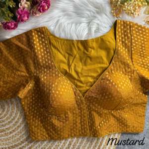 Vente chaude Belle Dressing Fancy Outfit Heavy Meena J card Blouses Fournisseur et exportateur indien - Product Image 3