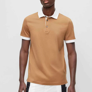 Polo de nuevo diseño al por mayor de alta calidad Polo camisa de manga corta de algodón ajustado de secado rápido transpirable para la venta - Product Image 5