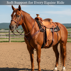 Belle selle en cuir écologique occidental usinée à la main avec ensemble de clous Nouveau design Selle anglaise de style anglais - Product Image 2