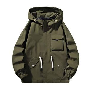 Veste de sport d'hiver softshell grande taille pour homme, respirante, de haute qualité, fermeture éclair, coupe-vent, veste à coque dure - Product Image 2