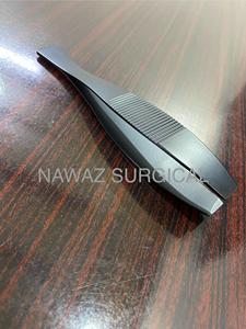 Top qualité supérieure personnalisé poisson os dissolvant pince à épiler Chef cuisine outils en acier inoxydable Jet noir poisson pince à épiler cuisine pince à épiler - Product Image 2