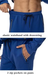 Réfléchissant Tech Fleech 2025 personnalisé nouveauté survêtement hommes survêtements Logo Tech polaire Zip plaine Jogging survêtement hommes à capuche - Product Image 6