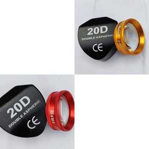 Oferta especial de ciencia y cirugía Juego de 2 lentes de vidrio óptico 90D 20D Estructura plano-convexa hecha en India Lista para exportar - Product Image 3