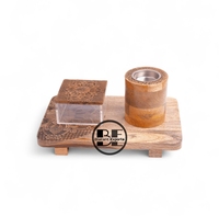 Nouveau design arabe gravé avec un ensemble d'encens en bois spécial Ramadan Eid Mubkhar Bakhoor de haute qualité par Blatant Exports