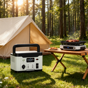 600W 307Wh Silent Outdoor Portable Energy Backup Power Supply Solar Generator Electric Power <b>Station</b> for Camping - Product Image 6