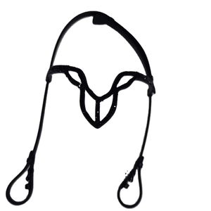 Headstall islandais Durable personnalisable de qualité supérieure cuir noir pierre de cristal bleu bande de front élégante pour les produits de cheval - Product Image 5