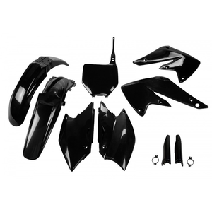 Kit carenatura per moto in plastica completa 250 Kawasaki KXF a 2004 2005 nero - Product Image 1