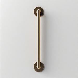 FortunaHold Manija forjada Imperial Elegance Manija de puerta de latón macizo con acabado dorado antiguo para interiores Premium - Product Image 6